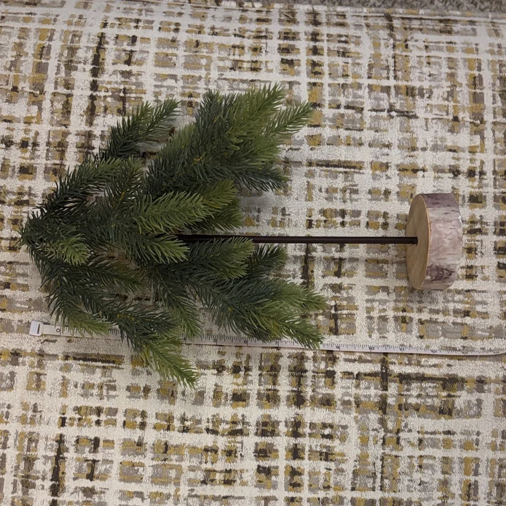 Green Pine Target Bullseye Christmas decoration.